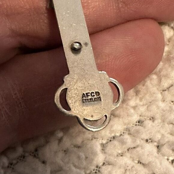 Vintage AFCO Sterling Silver Crucifix with Clear Faceted Crystal Beads Rosary - Picture 8 of 10